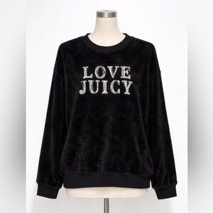 Juicy Couture Black Fleece Pullover